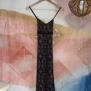 Vintage Y2k Lace Maxi Dress 🌵